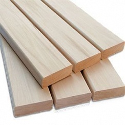 Полки для бани из кедра сорт CD 1700x140x25
